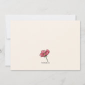 Invitation Casquettes et chevaux Derby (Dos)