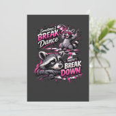 Invitation Casse-danse, casser, fun disco (Debout devant)