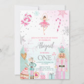 Invitation Casse-noisette Anniversaire Fille Terre de sucreri (Devant)