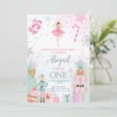 Invitation Casse-noisette Anniversaire Fille Terre de sucreri (Debout devant)