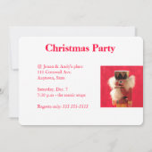 Invitation Casse-noisette avec fête de Noël de l'acre (Dos)