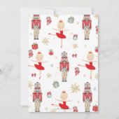 Invitation Casse-Noisette Hiver Onederland 1er Anniversaire R (Dos)