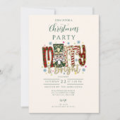 Invitation Casse-Noisette Noël Merry & Bright (Devant)