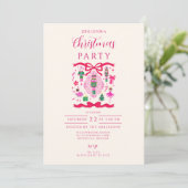 Invitation Casse-Noisette Rose de Noël (Debout devant)