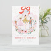 Invitation Casse-Noisette Terre De Sucres Sucre Plum Fée Roug (Debout devant)