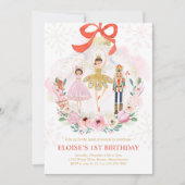 Invitation Casse-Noisette Terre De Sucres Sucre Plum Fée Roug (Devant)