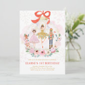 Invitation Casse-Noisette Terre De Sucres Sucre Plum Fée Roug (Debout devant)