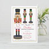 Invitation Casse-noix de charité pour Noël, levée de fonds PT (Debout devant)