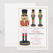 Invitation Casse-noix de charité pour Noël, levée de fonds PT (Devant / Derrière)