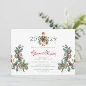 Invitation Casse-noix de Noël Open House Berries (Debout devant)