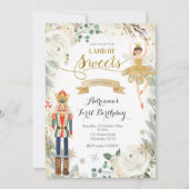 Invitation Casse-noix d'hiver Terre de douceurs Anniversaire  (Devant)