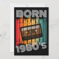 Cassette Audio Personnalisée Années 80 Rétro