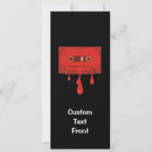 Invitation Cassette du Coeur Rouge (Devant)
