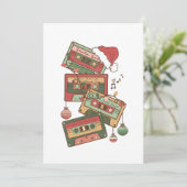 Invitation cassettes de musique de Noël (Debout devant)