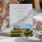 Invitation Castello di Petrata Assisi Italie Mariage