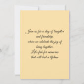 Invitation Casting de Joie (Dos)