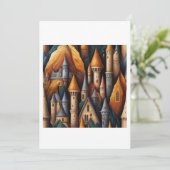 Invitation castle illustration (Debout devant)