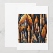 Invitation castle illustration (Devant / Derrière)
