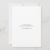 Invitation Casual script typography wedding save the date (Dos)