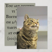 Invitation Cat (Devant / Derrière)