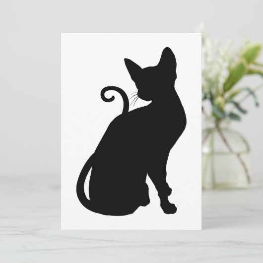 Invitation Cat (Debout devant)