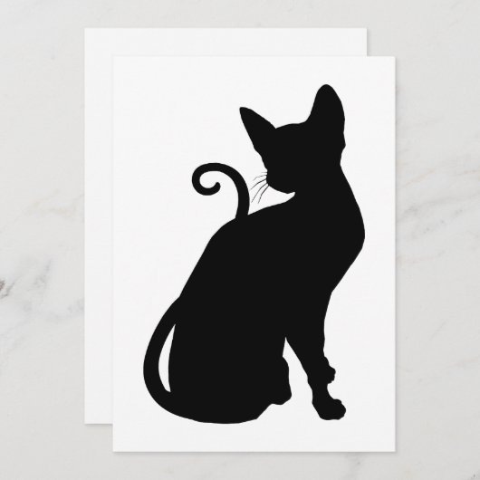 Invitation Cat (Devant / Derrière)