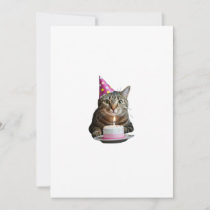 Invitation cat birthday