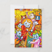 Invitation Cat Musical Band (Devant)