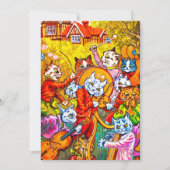 Invitation Cat Musical Band (Devant)