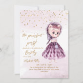 Invitation Cat Puur-fect Party Girl 2e anniversaire (Devant)