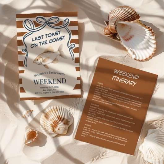 Invitation Catch of the Day Bachelorette