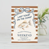 Invitation Catch of the Day Bachelorette (Debout devant)