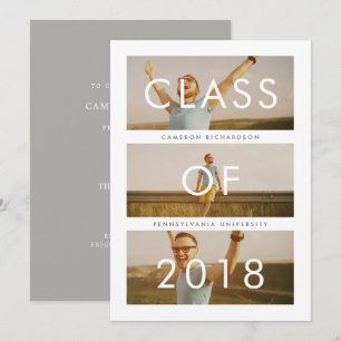 Invitation Catégorie 2018   Trois Fête de Diplôme Photo