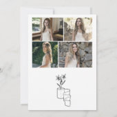 Invitation Catégorie 2024 5 Photos VIRTUAL Graduation Party (Dos)