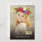 Invitation Catégorie 2024 | Photo Graduation Party (Devant)