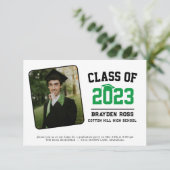 Invitation Catégorie de fin d'études secondaires (Debout devant)