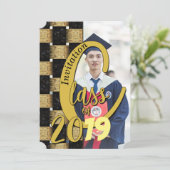 Invitation Catégorie de Noir et d'Or Accomplis (Debout devant)