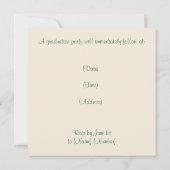 Invitation Catégorie d'Invitations (Dos)