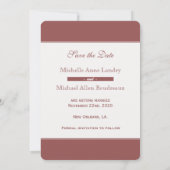 Invitation Cathédrale Sauvegarder la Date (Dos)