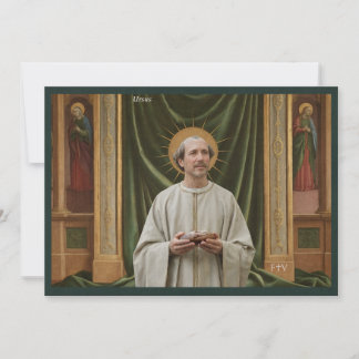 Invitation Catholic Art Holy Card | Saint Ursus of Aosta