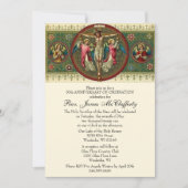 Invitation Catholic Elegant Priest Ordination Anniversary (Devant)