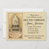 Invitation Catholicisme traditionnel de First Holy Communion (Devant)
