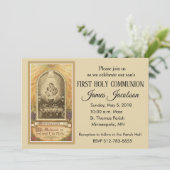 Invitation Catholicisme traditionnel de First Holy Communion (Debout devant)