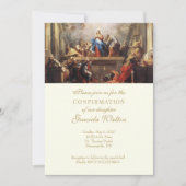 Invitation Catholique Élégant Sacrement de la prière de confi (Devant)