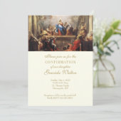 Invitation Catholique Élégant Sacrement de la prière de confi (Debout devant)