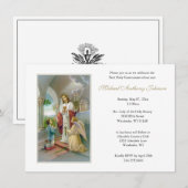 Invitation Catholique Jésus Garçon Première Communion Invitat (Devant / Derrière)