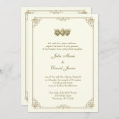 Invitation Catholique Marie & Jésus Mariage (Devant / Derrière)