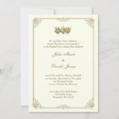 Invitation Catholique Marie & Jésus Mariage (Devant)