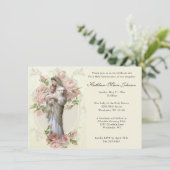 Invitation Catholique Marie Jésus Première communion Invitati (Debout devant)