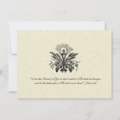 Invitation Catholique Marie Jésus Première communion Invitati (Dos)